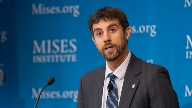 Tate Fegley at Mises University 2024